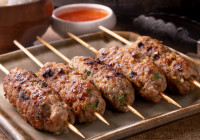 Moo Ping (Thai Pork Skewers) Shot