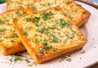 Texas Toast Garlic Bread Shot