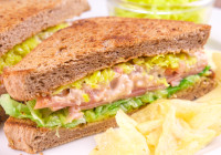 Salmon Sandwich Shot