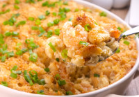 Seafood Mac and Cheese Shot