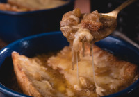 Vegetarian French Onion Soup Shot