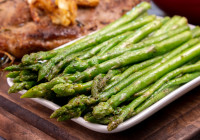 Air Fryer Asparagus Shot