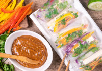 Rice Paper Rolls (Summer Rolls) Shot