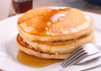 Eggless Pancakes Shot