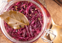 Pickled Red Cabbage Shot