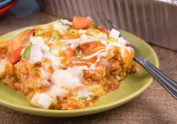 Chicken Taco Casserole Shot