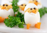 Deviled Egg Chicks Shot