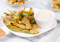 Fried Green Beans Shot