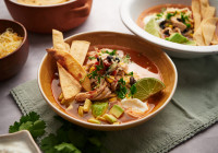 Instant Pot Chicken Tortilla Soup Shot