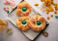 Italian Easter Bread Shot