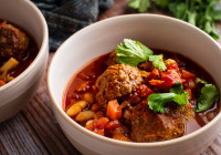 Mexican Meatball Soup (Albondigas) Shot