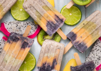 Rainbow Popsicles Shot