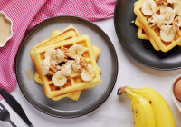 Sourdough Waffles Shot