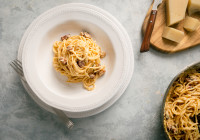 Traditional Carbonara Shot