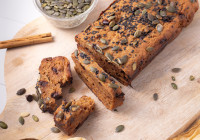 Vegan Pumpkin Bread Shot