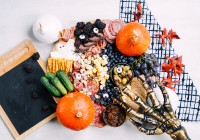 Halloween Charcuterie Board Shot