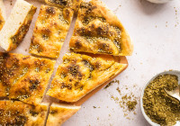 Zaatar Bread Shot