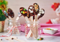 Hot Chocolate Spoons Shot