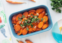 Maple Glazed Carrots Shot