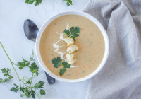 Vegan Potato Soup Shot