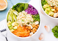 Vegan Bowls (Lemon and Herb Power Bowl) Shot