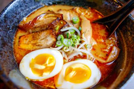 Authentic Japanese Ramen Bowl