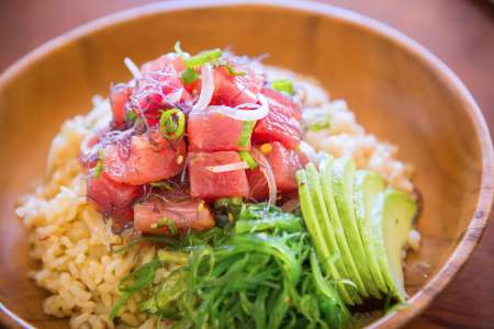 Ahi Tuna Poke Bowls