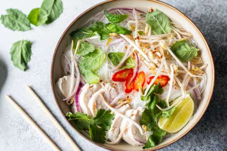 Vietnamese Pho and Spring Rolls