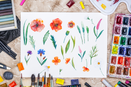 Watercolor Botanicals for Beginners