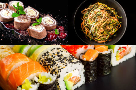 Columbus Private Chef Meal: Classic Signature Sushi Rolls