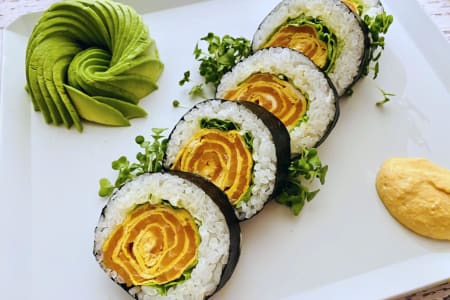 Learn Sushi Making at Home, Online class & kit