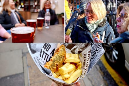 London Food Tour + Drink Upgrade: Classic East End London Dishes