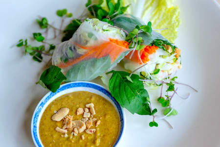 San Diego Team Building Activity: Mastery of Fresh Thai Spring Rolls