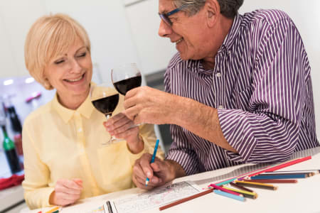 Virtual Wine Tasting: Holiday Coloring and Wine Tasting