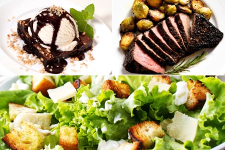 Houston Private Chef Meal: Classic Date Night Dinner