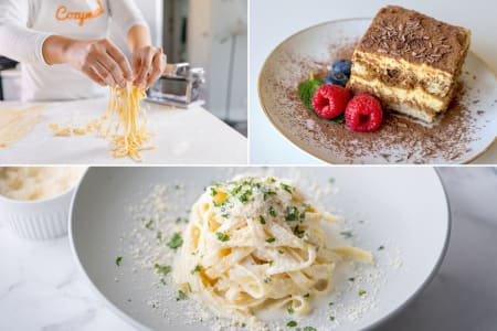 Italian Pasta and Dessert