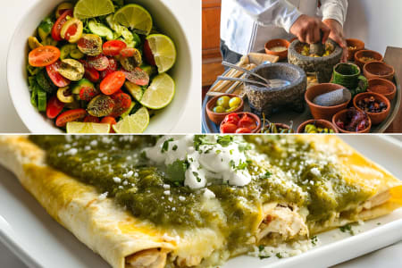 Mexican Enchiladas and More in Cancun