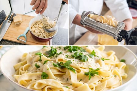 Handmade Alfredo Pasta