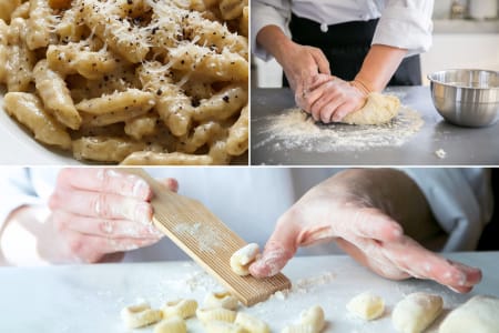 Handmade Cavatelli and Cacio e Pepe