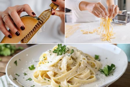 Make Fettuccine With Creamy Alfredo