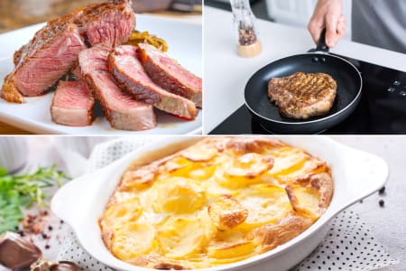 Elaborate Steak Dinner - Date Night