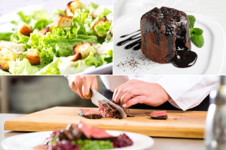 Luxury Steakhouse Dishes - Date Night