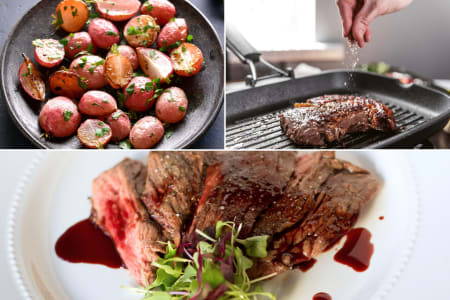 Steak, Berries, Romance - Date Night