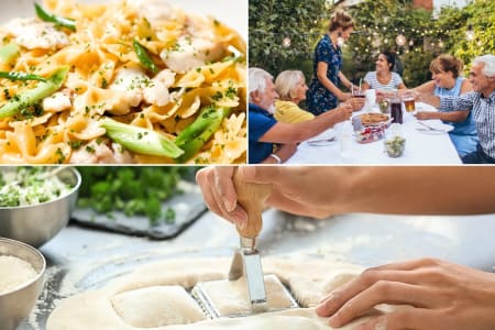 Make Ravioli and Farfalle in Florence