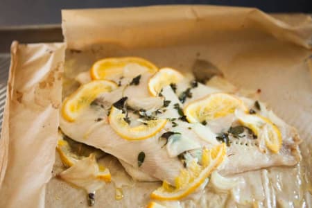 Fish en Papillote