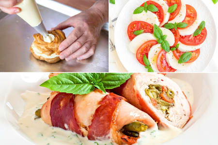 Los Angeles Couples Cooking Class: Italian Chicken Rollatini and Zeppole