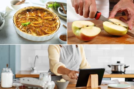 Classic Apple Salted Caramel Tart