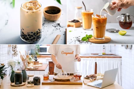 Boba Milk Tea Fun Together