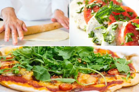 Rolling and Topping Pizza Creations