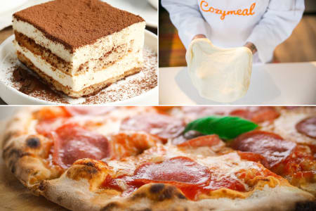 Iconic Italian Pizzeria Feast